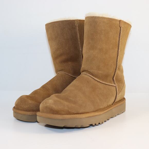 UGG Australia Classic Short Zip Boots – Chestnut Suede – Women’s Size 5 - Picture 6 of 6